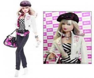 yapboz Barbie Hello Kitty giyinmiş